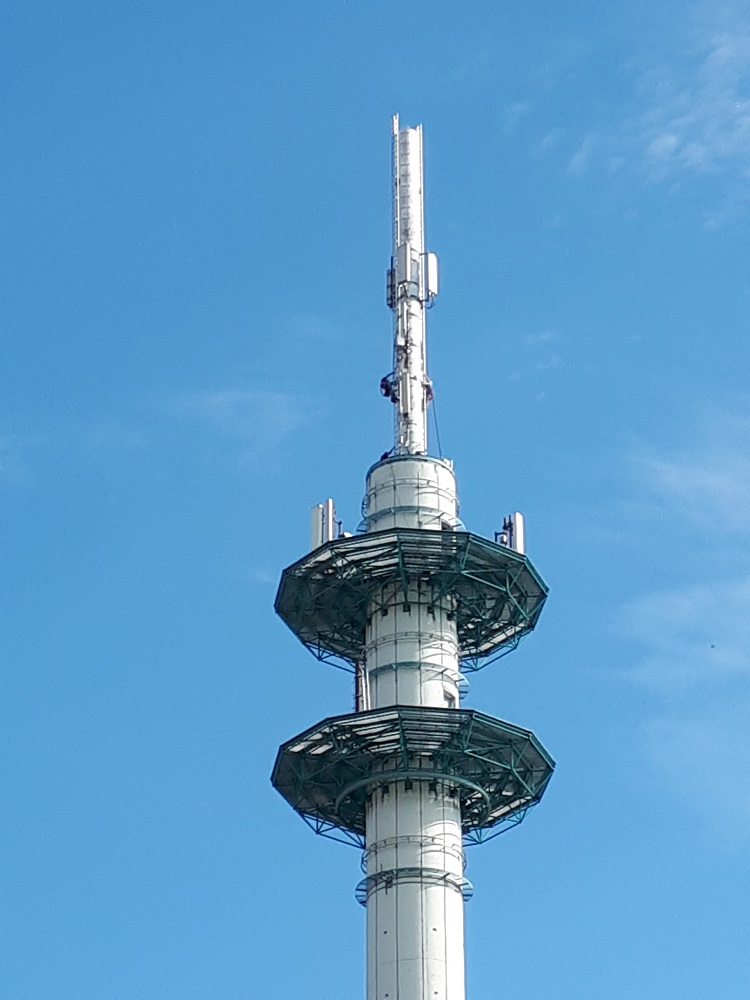 Funkturm auf dem Hohberg, Stadt Bad Pyrmont, Landkreis Hameln-Pyrmont, Niedersachsen (2)