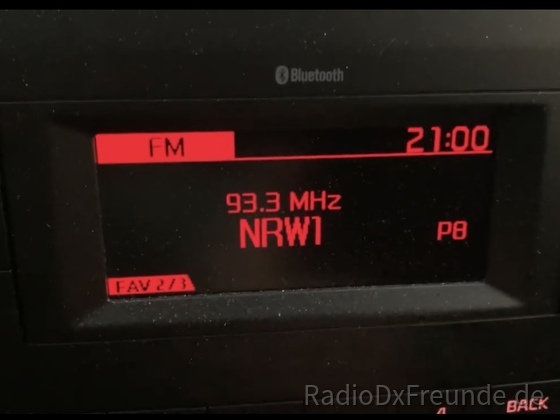 FM Empfang von NRW1 93.3MHz aus Mönchengladbach in Wülfrath