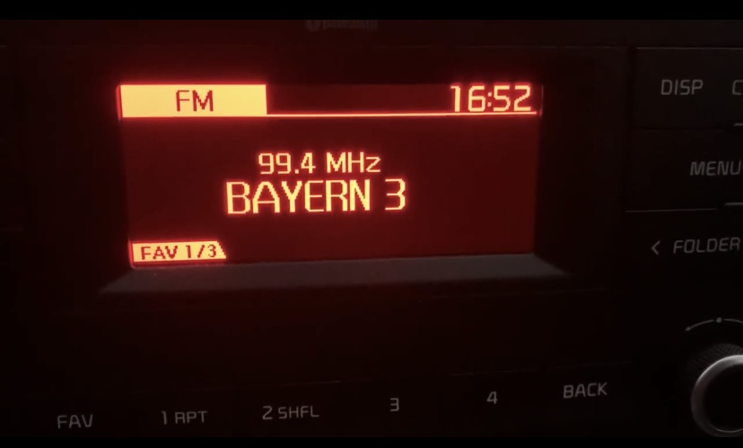 FM Empfang von Bayern 3 auf 99.4MHz vom Ochsenkopf in Velbert-Tönisheide