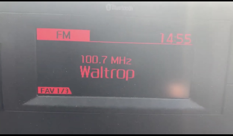 FM Empfang der Testsendung von Radio Vest auf 100.7MHz in Bochum-Wattenscheid.