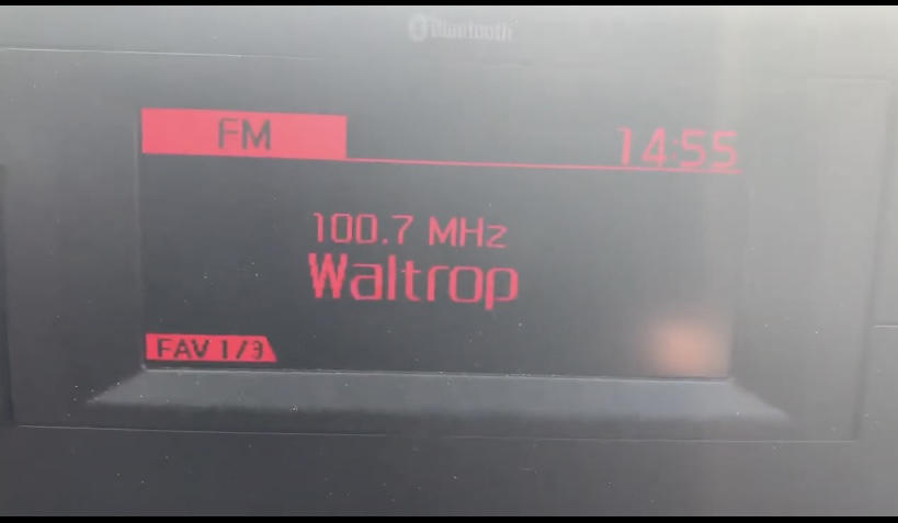 FM Empfang der Testsendung von Radio Vest auf 100.7MHz in Bochum-Wattenscheid.