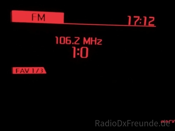 FM Empfang von hr3 auf 106.2MHz vom Heidelstein in Tönisheide